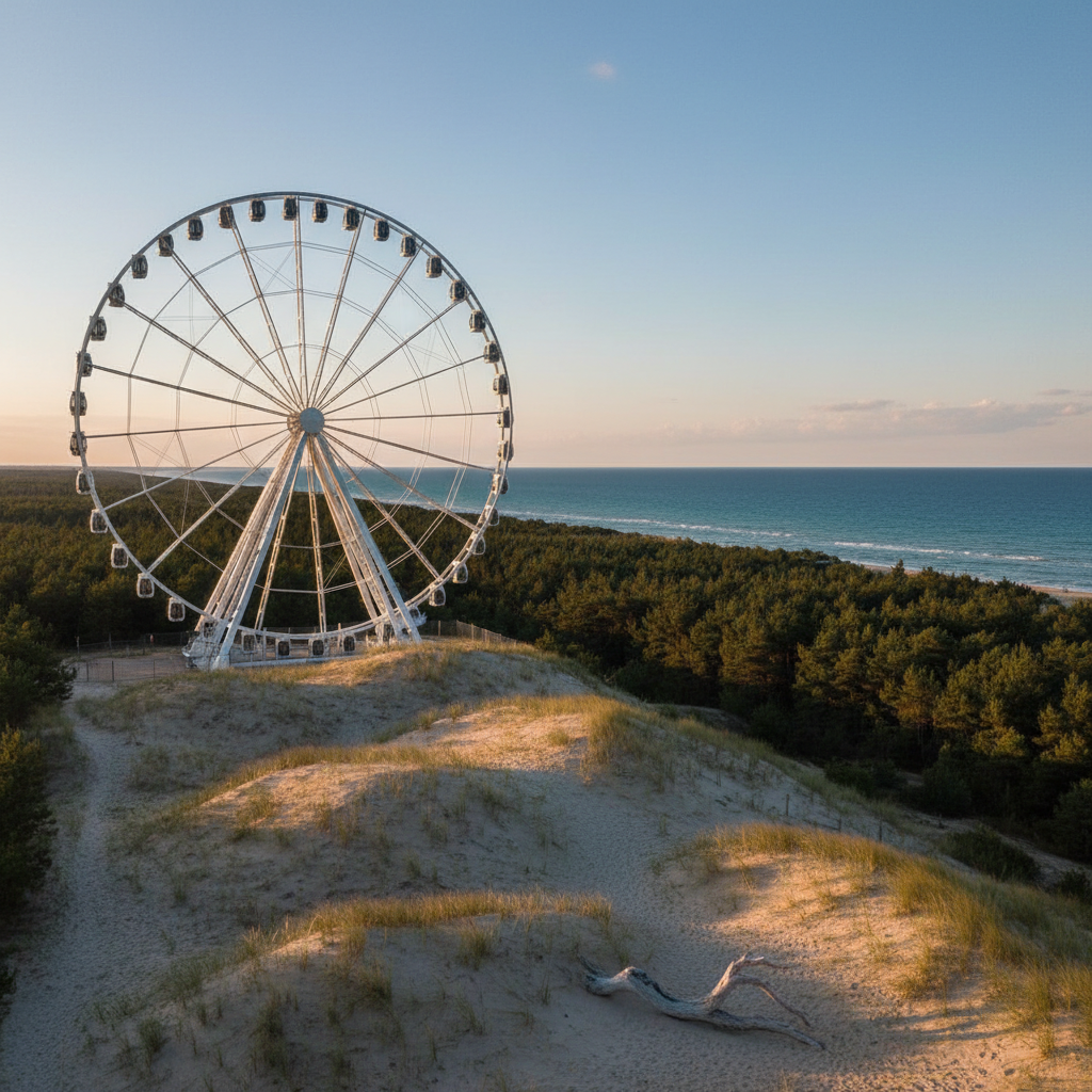 Apžvalgos ratas Palangoje: bilietai, kainos ir darbo laikas