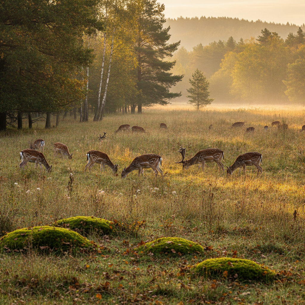 Perlinių danielių parkas: gamtos ramybė ir unikalus grožis